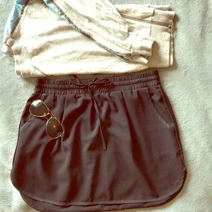 Sanctuary Short Black Skirt